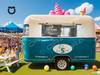 Orange Franchised Model S1 3.4M Catering Mobile Bar Grill Food Trailer Fully Equipped Ice Cream Coffee Food Truck for Sale