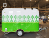 Orange Franchised Model S1 3.4M Catering Mobile Bar Grill Food Trailer Fully Equipped Ice Cream Coffee Food Truck for Sale