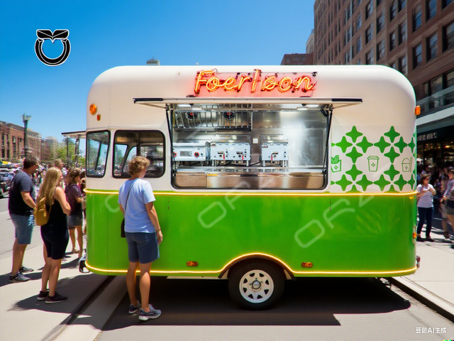 Orange Franchised Model S1 3.4M Catering Mobile Bar Grill Food Trailer Fully Equipped Ice Cream Coffee Food Truck for Sale